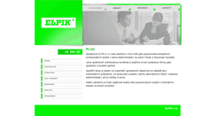 Desktop Screenshot of elpik.cz
